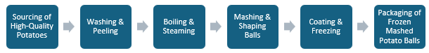 Frozen Mashed Potato Balls Manufacturing Plant Project Report
